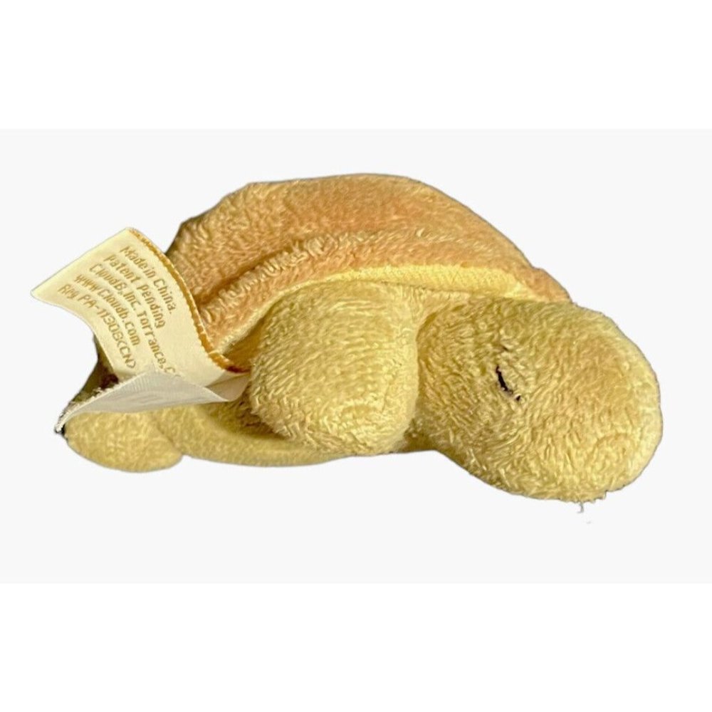 CLOUD B Turtle Baby Rattle Plush Small Green Soft Stuffed Animal Toy Child